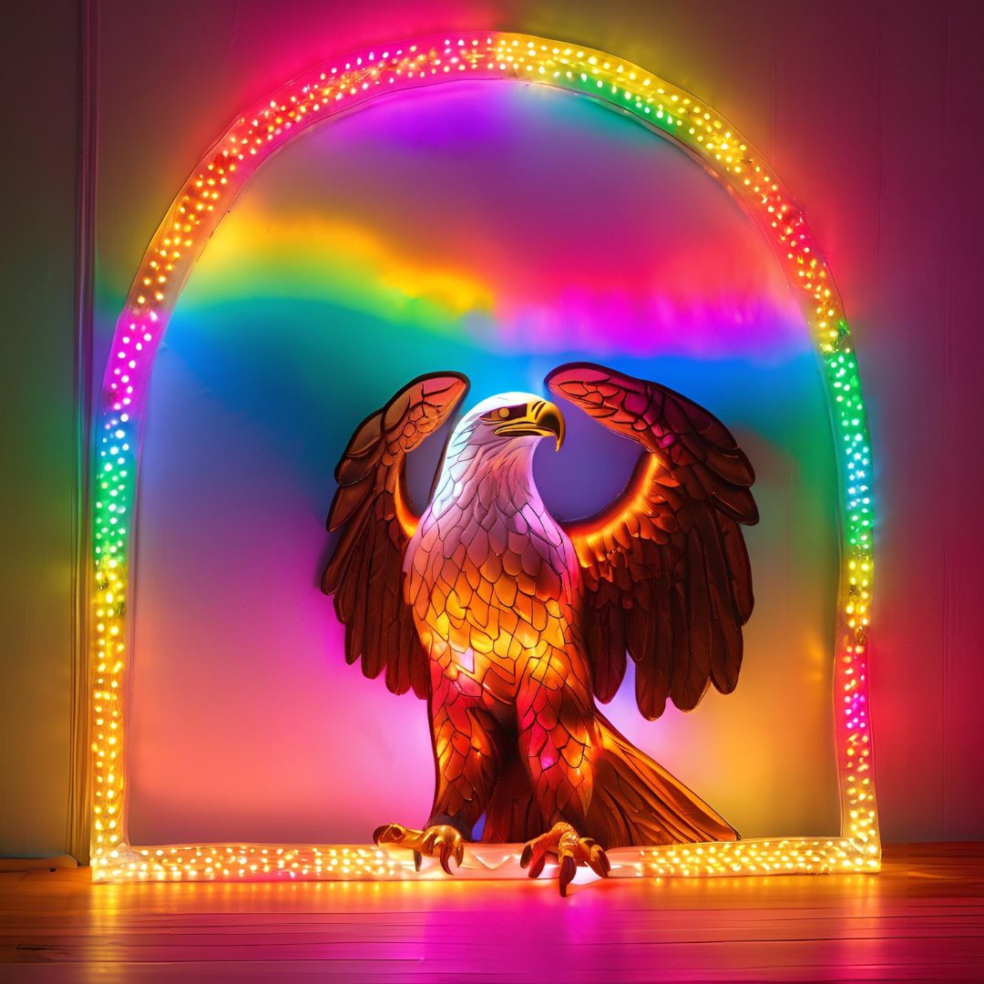 Lighting Up the HCC: Coding Rainbow Sparkles for a 10-Year Celebration