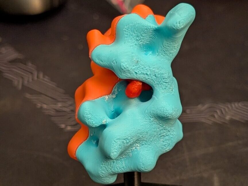 BCR-ABL stand and particles put together