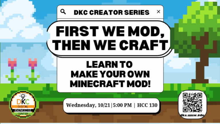 Register for DKC Minecraft Workshop